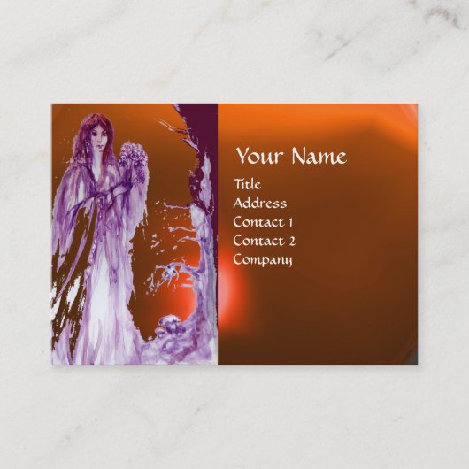 KONINGIN GUINEVERE MONOGRAM VISITEKAARTJE (Voorkant)