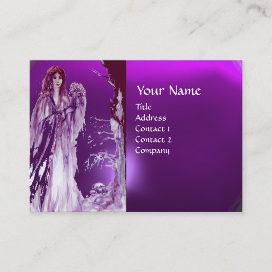 KONINGIN GUINEVERE MONOGRAM VISITEKAARTJE (Voorkant)