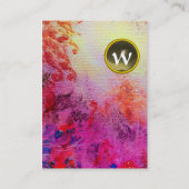 KONINGIN GUINEVERE MONOGRAM VISITEKAARTJE (Achterkant)