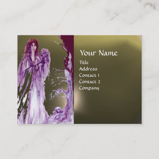 KONINGIN GUINEVERE MONOGRAM VISITEKAARTJE (Voorkant)
