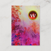 KONINGIN GUINEVERE MONOGRAM VISITEKAARTJE (Achterkant)