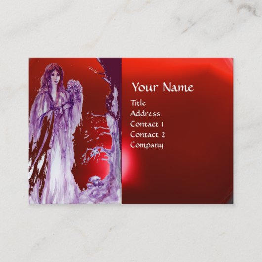 KONINGIN GUINEVERE MONOGRAM VISITEKAARTJE (Voorkant)