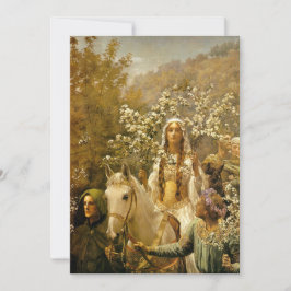 Koningin Guinevere's Maying uitnodiging