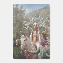 Koningin Guinevere's Mei-viering (door John Collie
