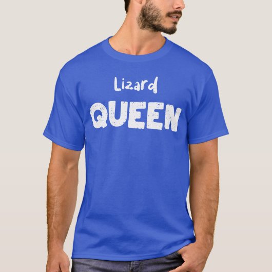 Koningin Hagedis Dier T-shirt (Voorkant)