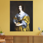 Koningin Henrietta Maria Canvas Afdruk (Insitu (Woonkamer))