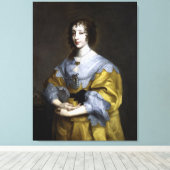 Koningin Henrietta Maria Canvas Afdruk (Insitu (Houten vloer))