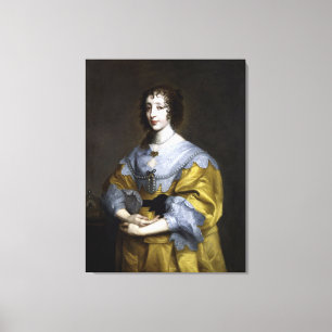 Koningin Henrietta Maria Canvas Afdruk