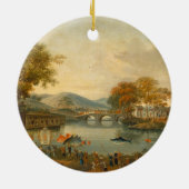 Koningin Henrietta Maria met Sir Jeffrey Hudson, Keramisch Ornament (Achterkant)