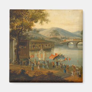 Koningin Henrietta Maria met Sir Jeffrey Hudson, Magneet