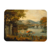 Koningin Henrietta Maria met Sir Jeffrey Hudson Magneet (Horizontaal)