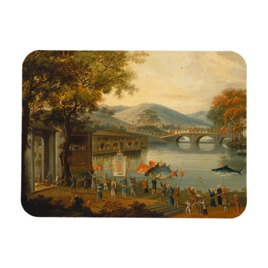 Koningin Henrietta Maria met Sir Jeffrey Hudson Magneet (Horizontaal)