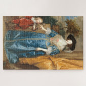 Koningin Henrietta Maria van Dyck Art Jigzaag Puzz Legpuzzel (Horizontaal)