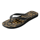 Koningin herbergt gouden teenslippers (Schuin)