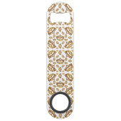 Koningin hert gouden kroontiara witte flesopener speed flessenopener (Achterkant)