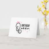 *KONINGIN* HET IS JE VERJAARDAG - MAAK HET SPECIAA KAART (Gele Bloem)