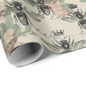 koningin Honey Bee Cadeaupapier (Rol Hoek)