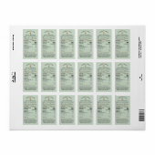 Koningin-honingvoeding Feit met Baby Etiket (Full Sheet)