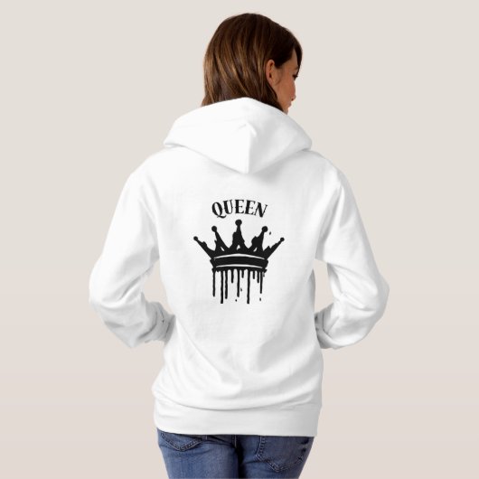 koningin hoodie (Achterkant volledig)