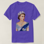 koningin II - Elizabeth England - koningin van Eng T-shirt (Design voorkant)
