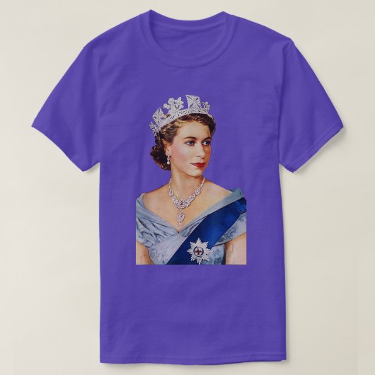 koningin II - Elizabeth England - koningin van Eng T-shirt (Design voorkant)