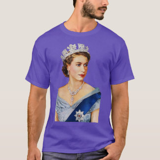 koningin II - Elizabeth England - koningin van Eng T-shirt