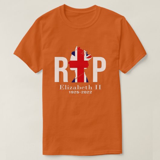 koningin II - ElizabethS England - Koningin van En T-shirt (Design voorkant)