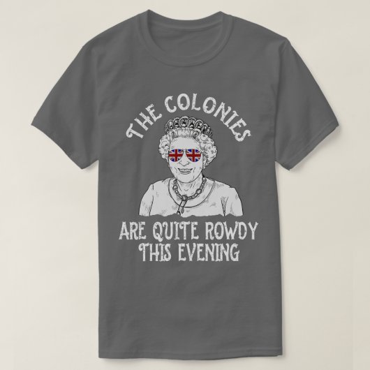 koningin II - ElizabethS England - Koningin van En T-shirt (Design voorkant)