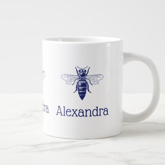  Koningin in Blauw Grote Koffiekop (Rechts)