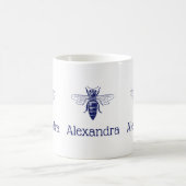  Koningin in Blauw Koffiemok (Center)