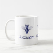  Koningin in Blauw Koffiemok (Links)