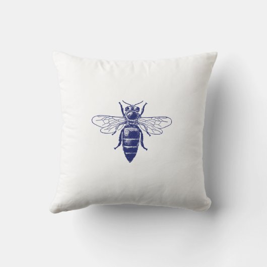 Koningin in Blauw Kussen (Achterkant)