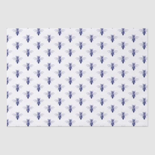  Koningin in Blauw Tissuepapier (Voorkant)