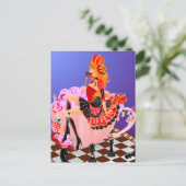 Koningin in het Briefkaart van teacup (Staand voorkant)