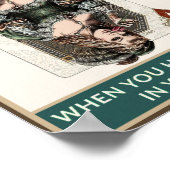 Koningin in je hand poster (Hoek)