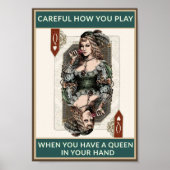 Koningin in je hand poster (Voorkant)