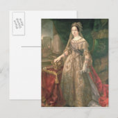 Koningin Isabella II 1843 Briefkaart (Voorkant / Achterkant)