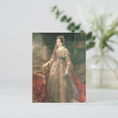 Koningin Isabella II 1843 Briefkaart (Staand voorkant)