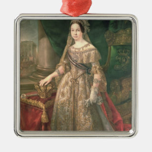 Koningin Isabella II 1843 Metalen Ornament