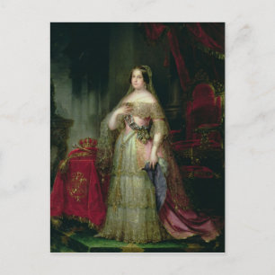 Koningin Isabella II van Spanje Briefkaart