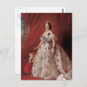 Koningin Isabella II van Spanje Briefkaart (Voorkant / Achterkant)