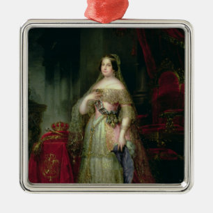 Koningin Isabella II van Spanje Metalen Ornament