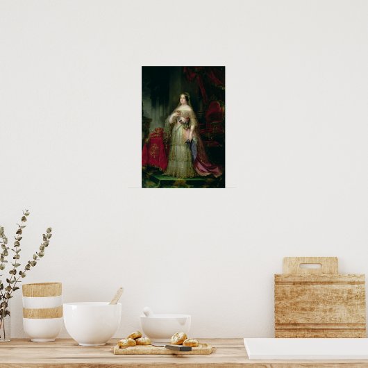 Koningin Isabella II van Spanje Poster (Keuken)