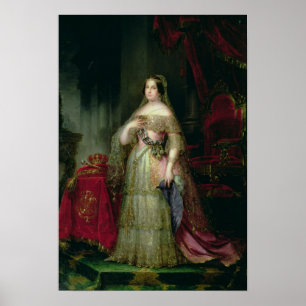 Koningin Isabella II van Spanje Poster