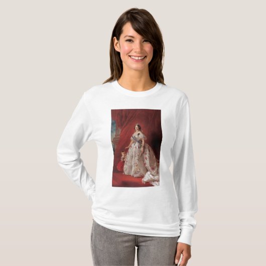 Koningin Isabella II van Spanje T-shirt (Voorkant volledig)