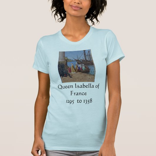 koningin Isabella van Frankrijk T-shirt (Voorkant)