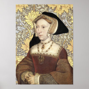 Koningin Jane Seymour of England Portrait Poster