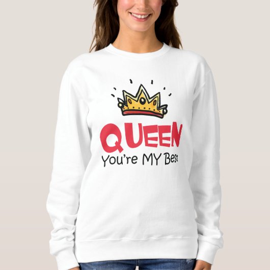Koningin je bent mijn beste trui (Voorkant)