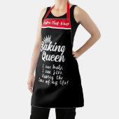 Koningin, je kunt baken | Personeelsvriendelijke f Schort (Insitu)