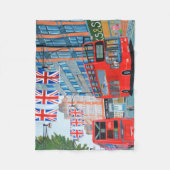 Koningin Jubileum Londen Fleece Deken (Voorkant)